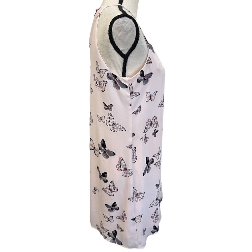 CANDIES Blush Butterfly Print Shift Dress. Size Small NWOT - Picture 3 of 6